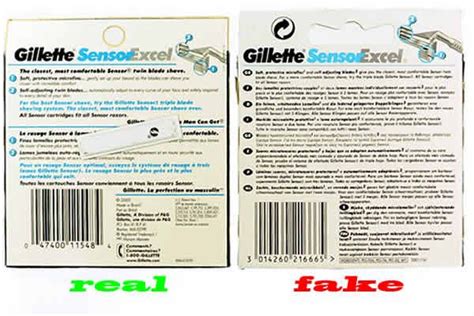 how to tell if gillette blades are counterfeit